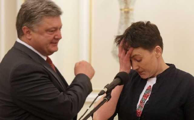 “Чого ця мерзота має право качати країну?” Савченко різко висловилась на адресу Порошенка!