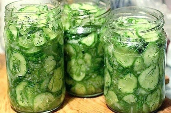 Сирий салат з огірків на зиму! Для тих, хто любить похрумтіти свіжими овочами!