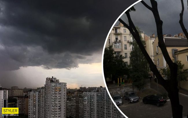 Київ затопило зливами і засипало градом: з’явилися фото і відео