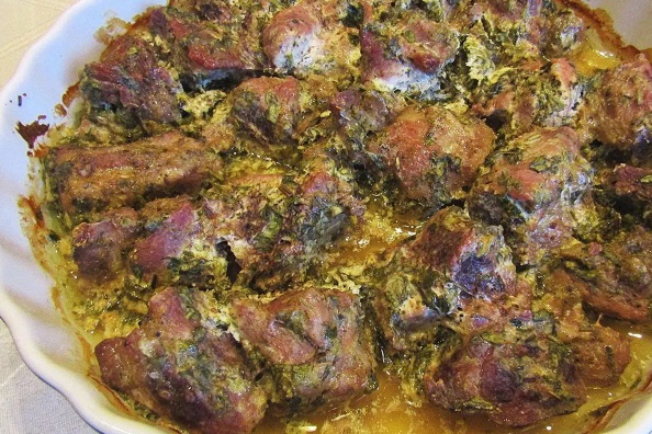 Пікантне і дуже ароматне м’ясо по-грузинськи! Покроковий рецепт!
