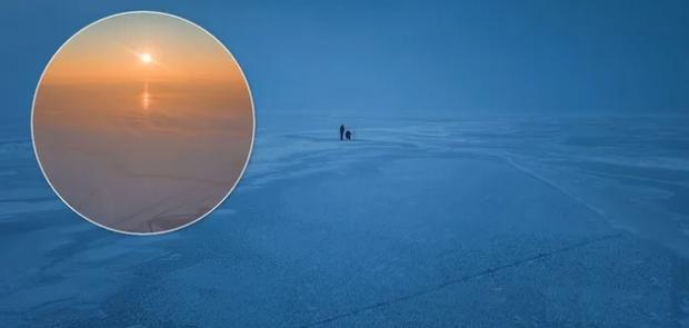 Наче кадри з “Гри престолів”! В мережі показали неймовірні зимові фото Київського водосховища!