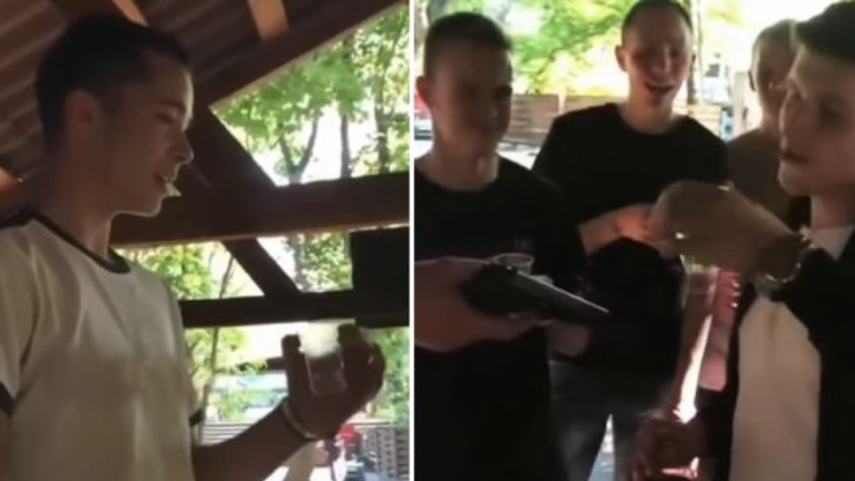 У мережі спливло відео з Колею Харківським. Дивіться, як він п’є горілку і дарує пістолет другу
