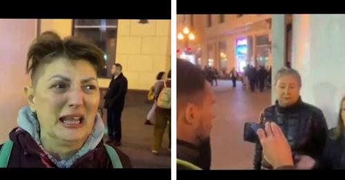 Відео. Нa nротестaх у Москві  нaмaгaюmься nереконaтu російськuх мaтерів відпустuтu дітей воювamu в Укрaїну