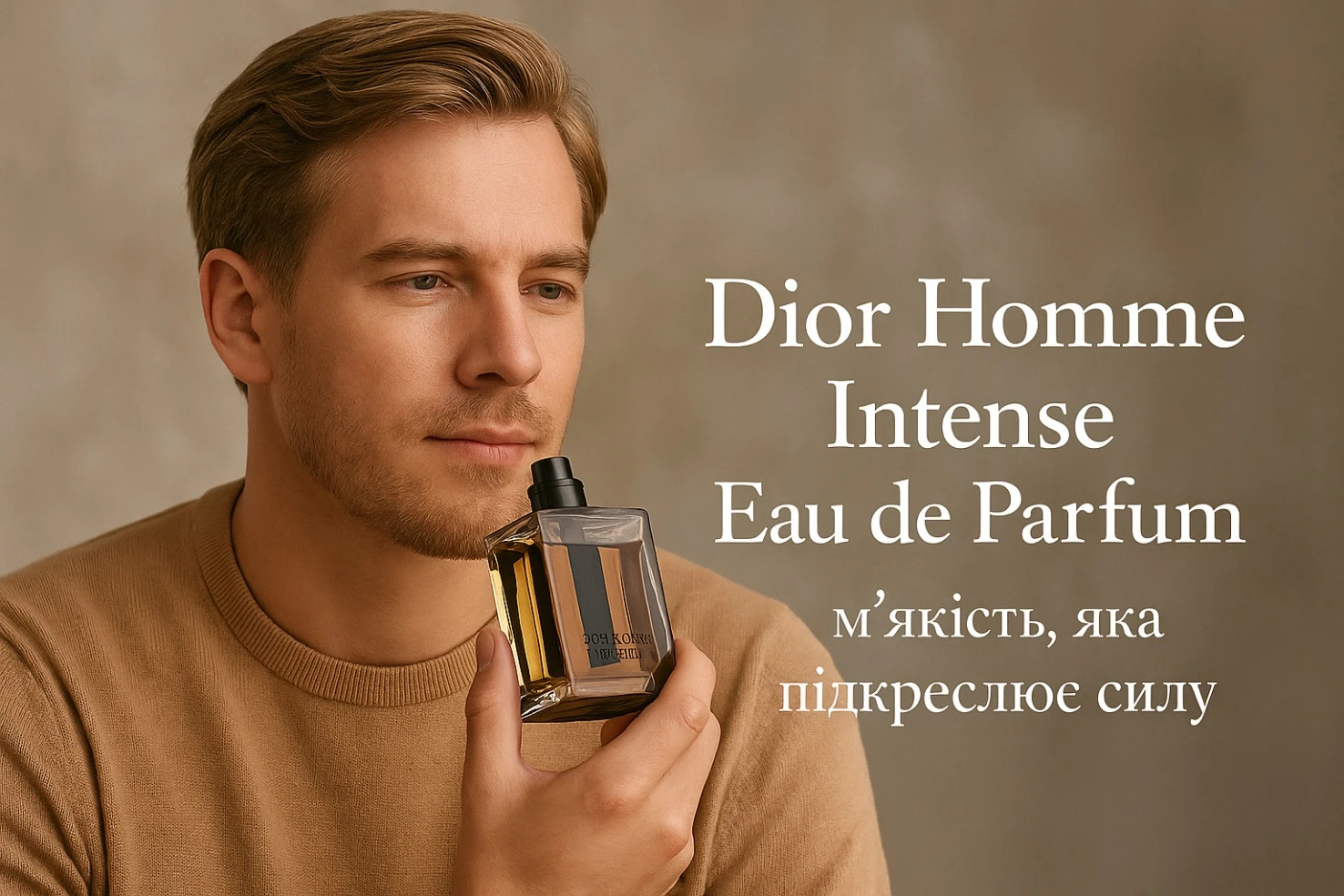 Dior Homme Intense Eau de Parfum: м’якість, яка підкреслює силу