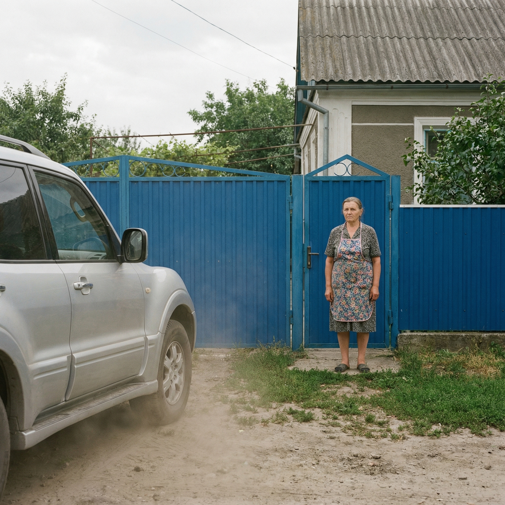 Ну що, приїхали, пани? — голос матері розрізав тишу спекотного полудня, як тільки джип сина показався біля хвіртки. — Знову з торбами, але без совісті? Артем виліз із машини, відчуваючи, як сорочка миттєво прилипає до спини. За ним повільно вийшла Оксана, його дружина, притискаючи до себе великий термопакет із написом «М’ясна лавка».